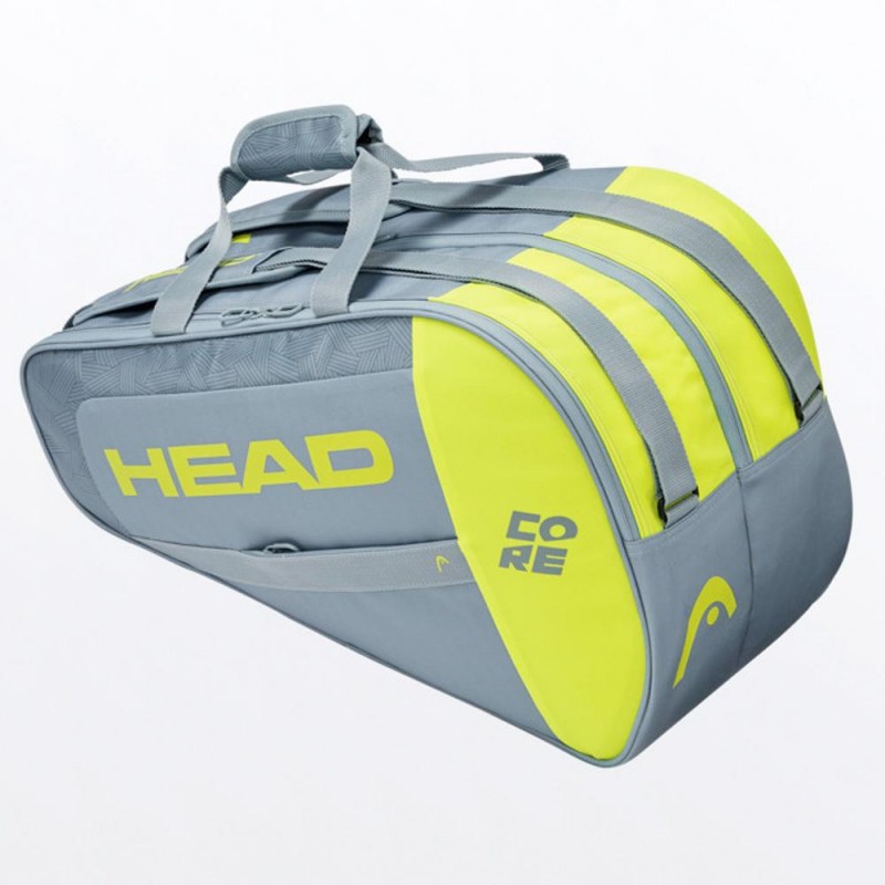 Head Core Padel Combi Gray Yellow 2022 padel racket bag Zona de Padel