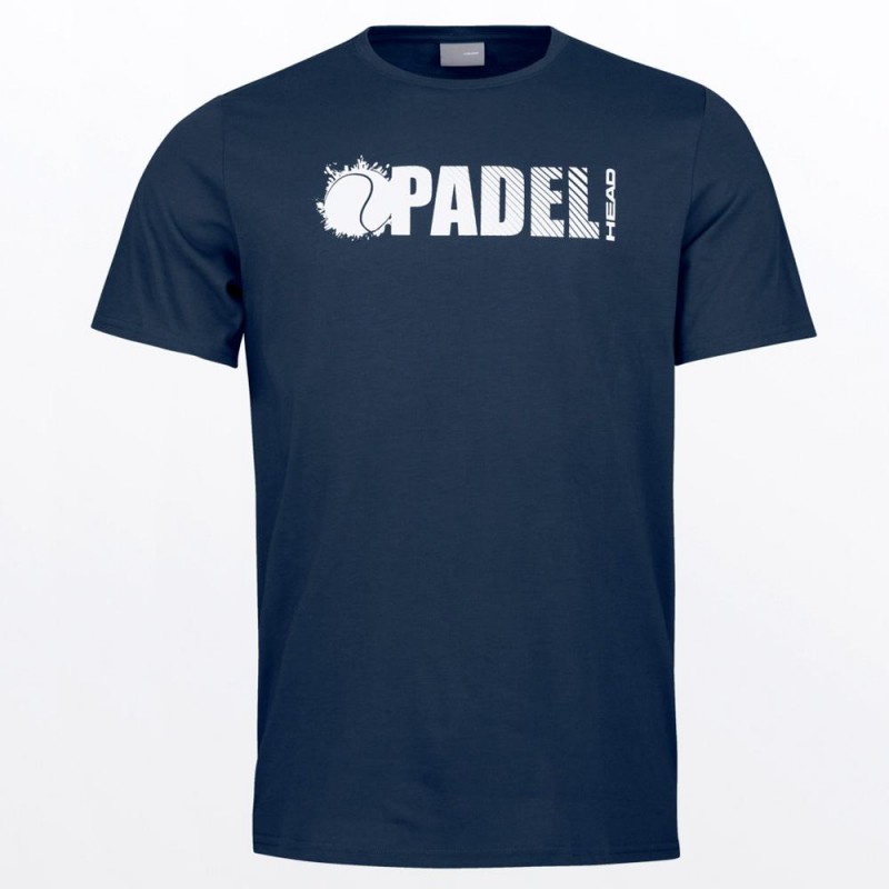 Camiseta Head Padel Font Dark Blue Camiseta Head Padel Font Dark Blue