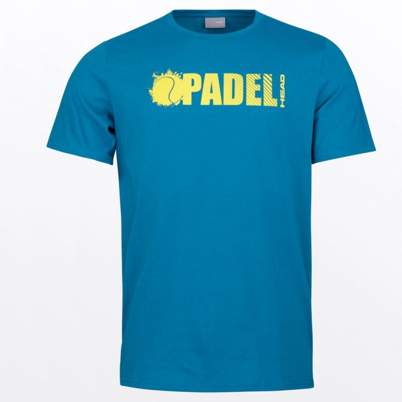 Camiseta Head Padel Font Blue Camiseta Head Padel Font Blue