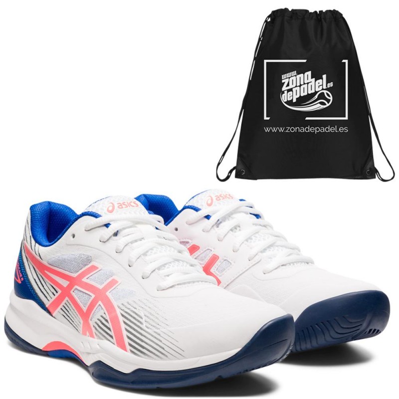 Asics Gel Game 8 Clay White Blazing Coral Asics Gel Game 8 Clay White Blazing Coral