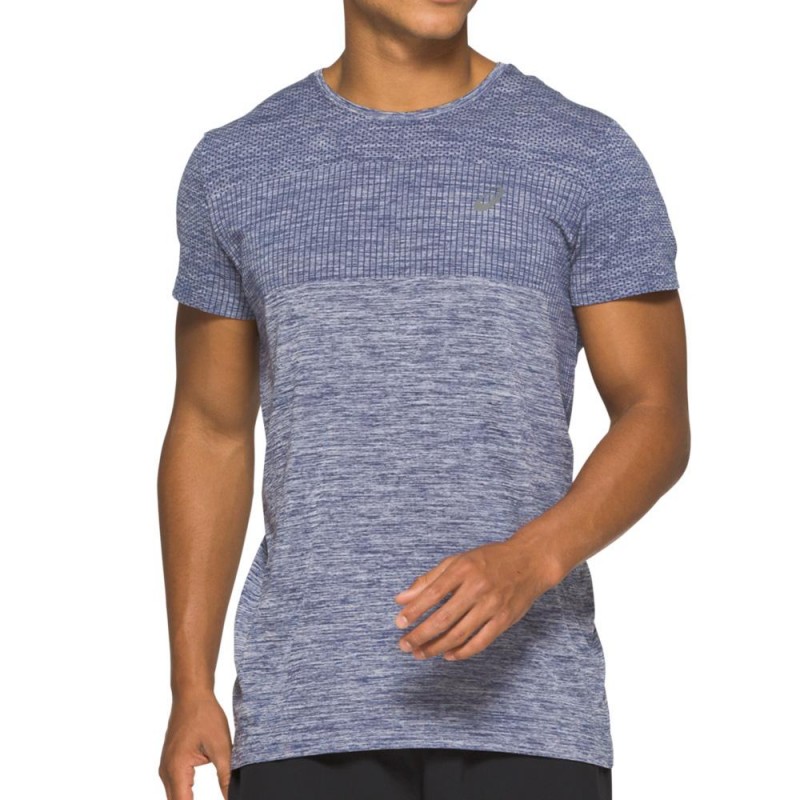 Camiseta Asics Race Seamless SS French Blue Camiseta Asics Race Seamless SS French Blue