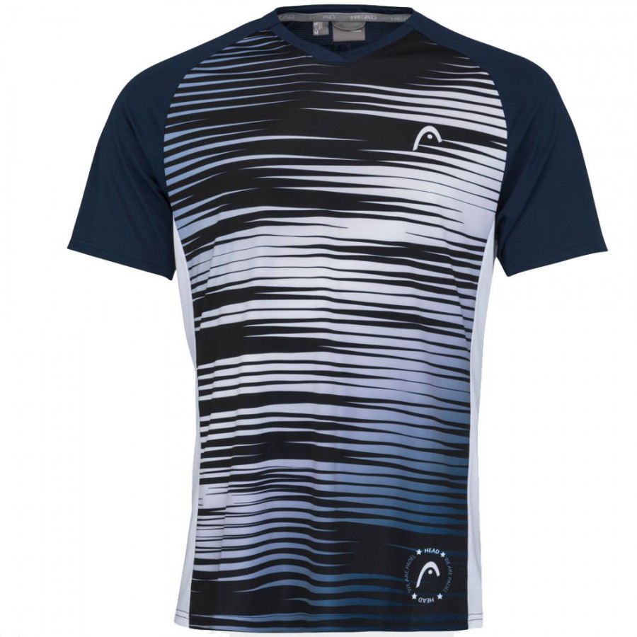 Head Game Tech Print Padel White T shirt Padel Zone