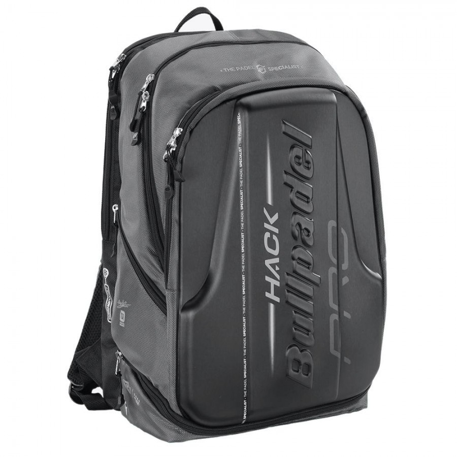 Bullpadel Hack BPM-22001 Black Backpack - Padel Zone