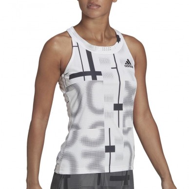 Camiseta Tirantes Adidas Club Graph Tank White