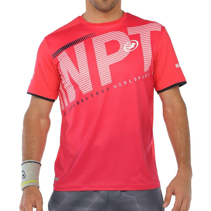 Camiseta Bullpadel Riter Neon Crimson