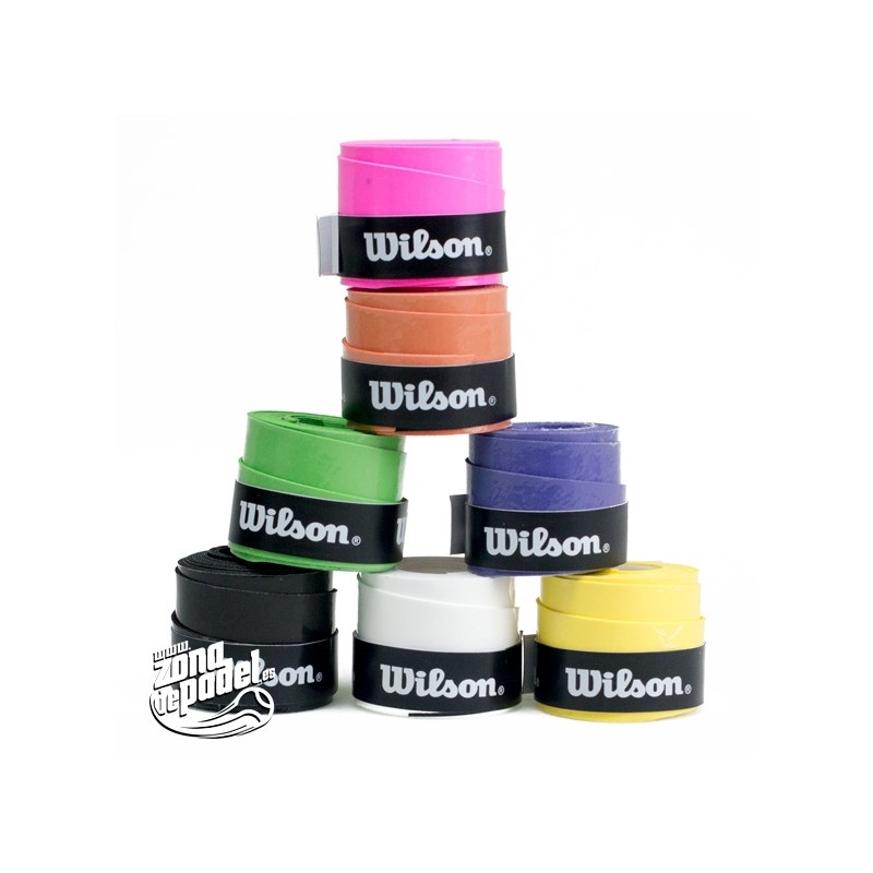 Show paste deck Pack 5 Wilson padel Overgrips assorted colors - Best price - Zona de Padel