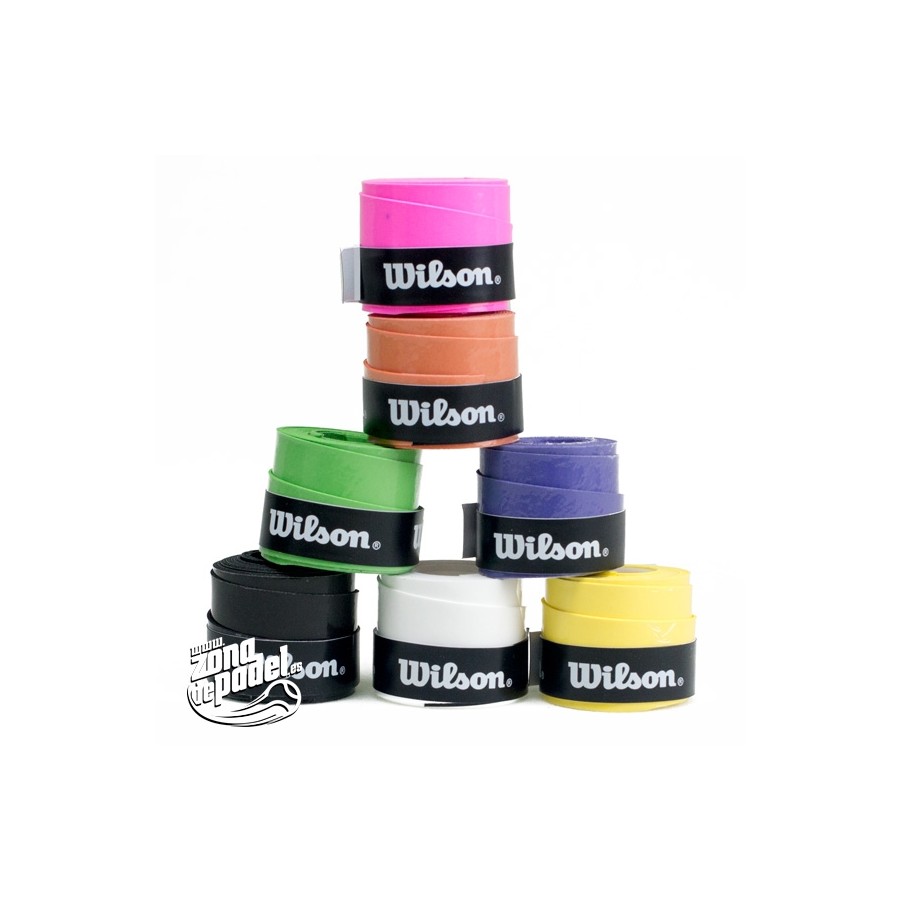 Pack 5 Wilson padel Overgrips assorted colors - Best price