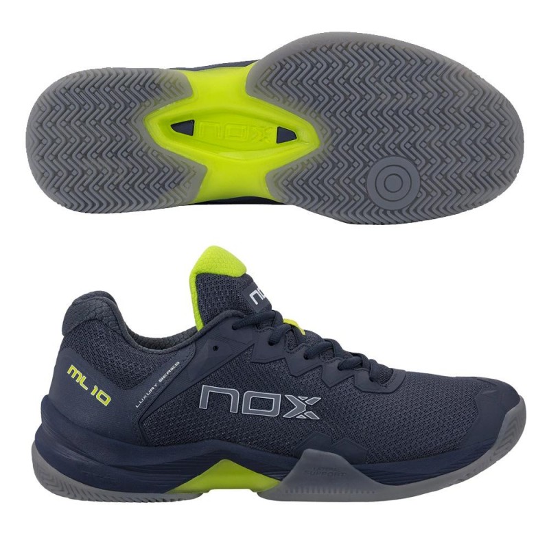 Zapatillas Nox ML10 Hexa Navy Lima Neon Zapatillas Nox ML10 Hexa Navy Lima Neon