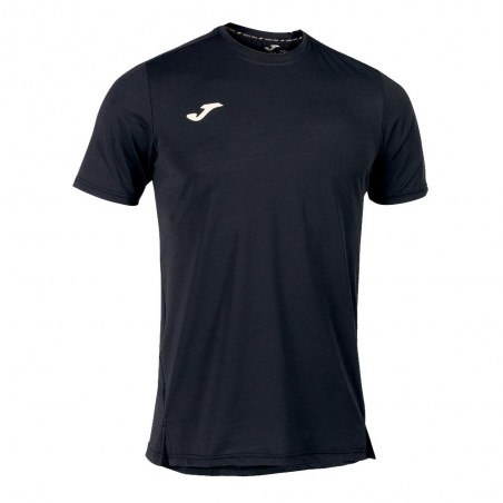 Joma Short Sleeve T-shirt Ranking Black - Elastic fabric - Zona de Padel