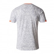 Camiseta Joma Manga Corta Challenge Gris - Cuello abierto - Zona de Padel