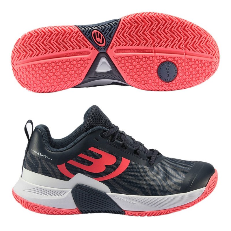 shoes Bullpadel Next Hybrid PRO W 22 Gris shoes Bullpadel Next Hybrid PRO W 22 Gris