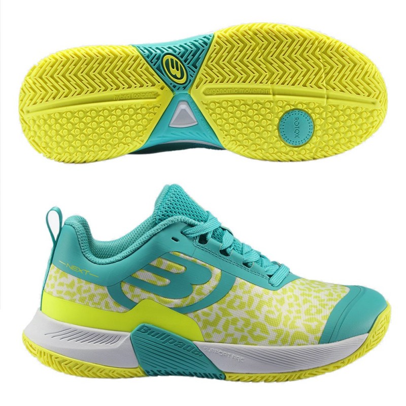 Bullpadel Next Hybrid PRO W 22 Turquoise Shoes Bullpadel Next Hybrid PRO W 22 Turquoise Shoes