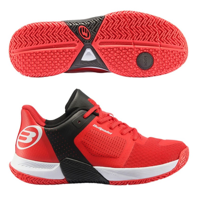Bullpadel Next Hybrid 22 Red Shoes Bullpadel Next Hybrid 22 Red Shoes