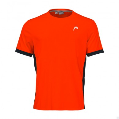 t-shirt Head Slice Men Tangerine Black