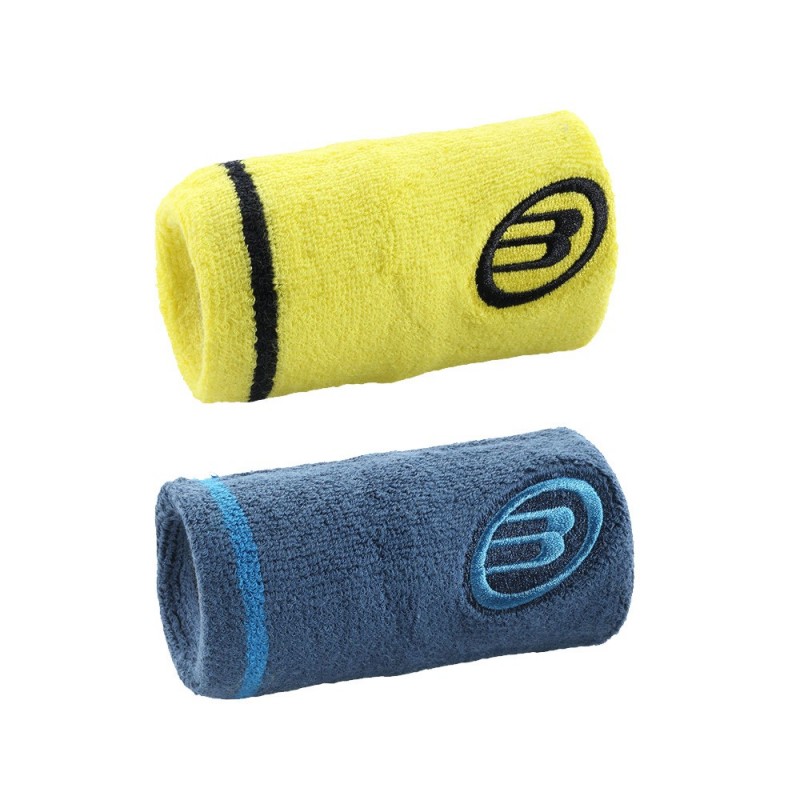 Bullpadel BPMU221 Wristbands Deep Blue Lemon Yellow Bullpadel BPMU221 Wristbands Deep Blue Lemon Yellow