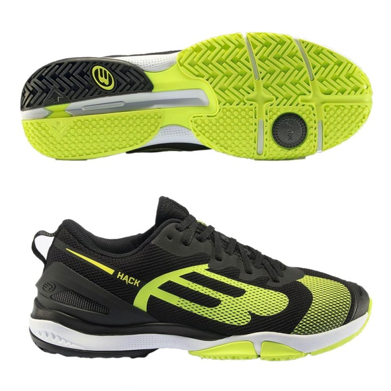 Bullpadel Hack Hybrid Fly 22 Black Shoes