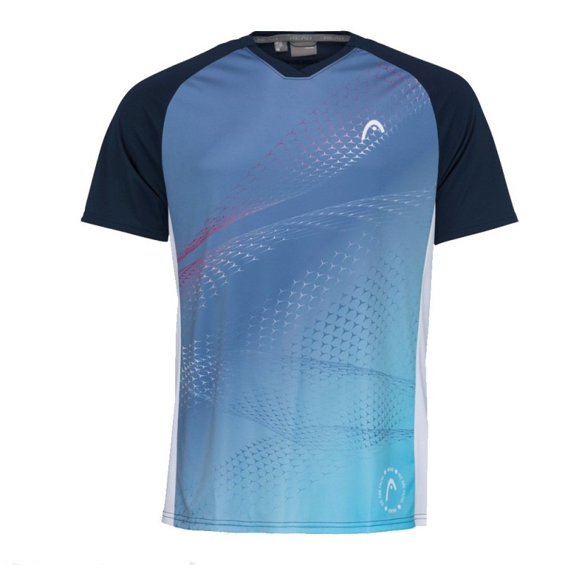 t-shirt Head Play Tech Dark Blue Print t-shirt Head Play Tech Dark Blue Print