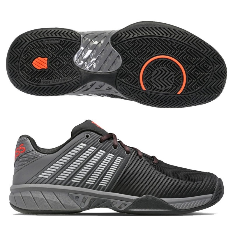 Shoes Kswiss Express Light 2 Jet Black Grey Shoes Kswiss Express Light 2 Jet Black Grey
