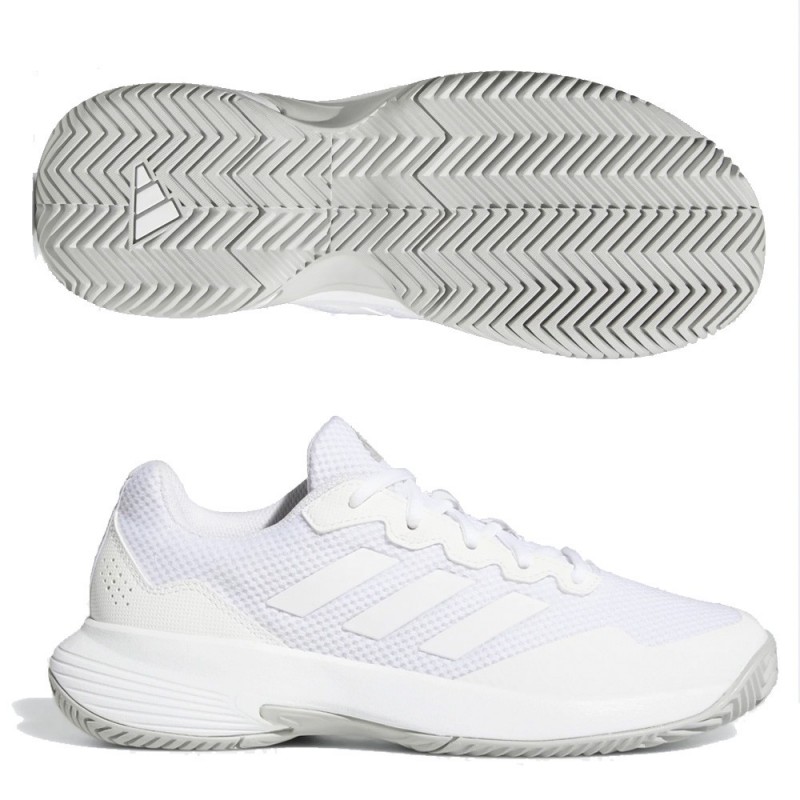 Padel Shoes Adidas Game Court 2 W FTWR White Grey 2022 Padel Shoes Adidas Game Court 2 W FTWR White Grey 2022