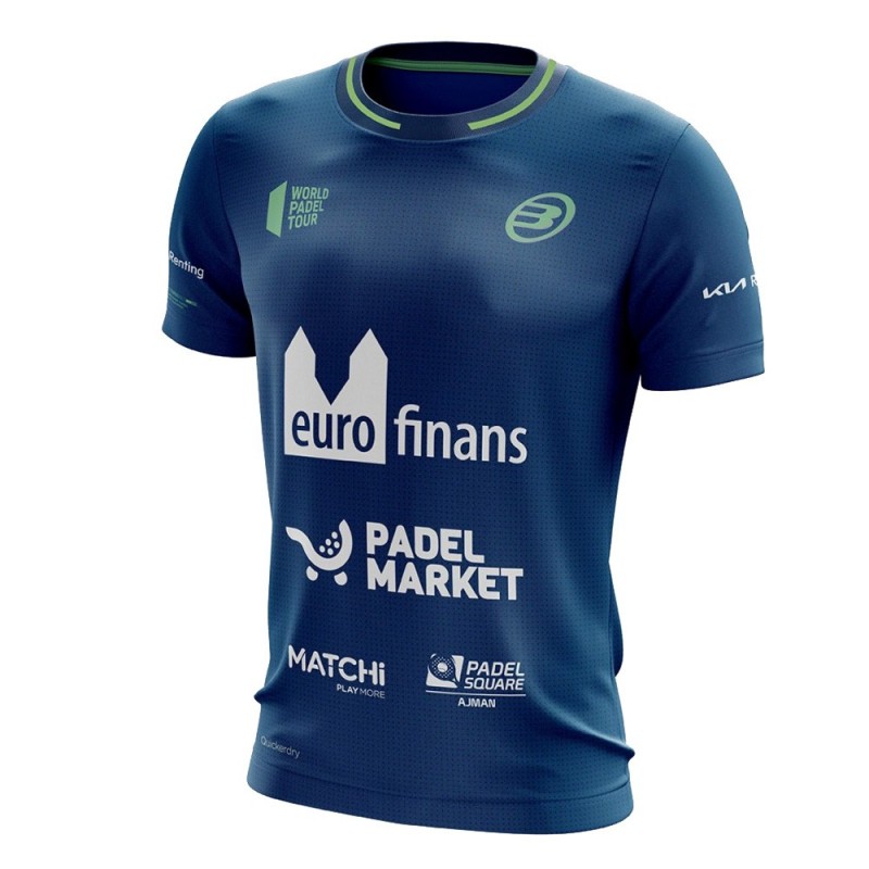 Bullpadel Manex Paquito Navarro Blue Vigore T-shirt Bullpadel Manex Paquito Navarro Blue Vigore T-shirt
