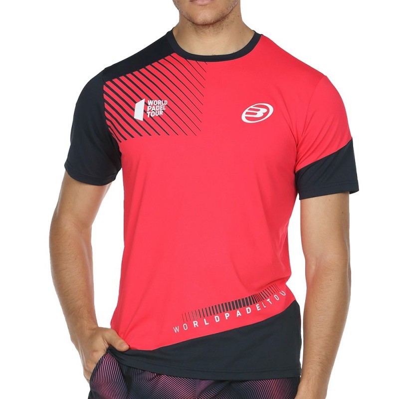 T-shirt Bullpadel Ricione Carmesi Fluor T-shirt Bullpadel Ricione Carmesi Fluor