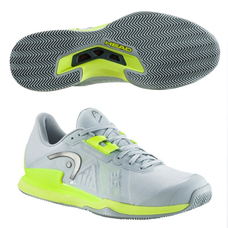 shoes Head Sprint Pro 3.5 Clay GRYE 2022 shoes Head Sprint Pro 3.5 Clay GRYE 2022
