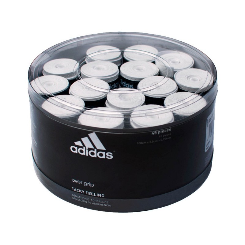 Cube Overgrip Adidas Tacky 45 units white micro-perforated