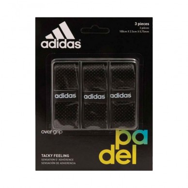 Overgrips Adidas Tacky negro microperforado