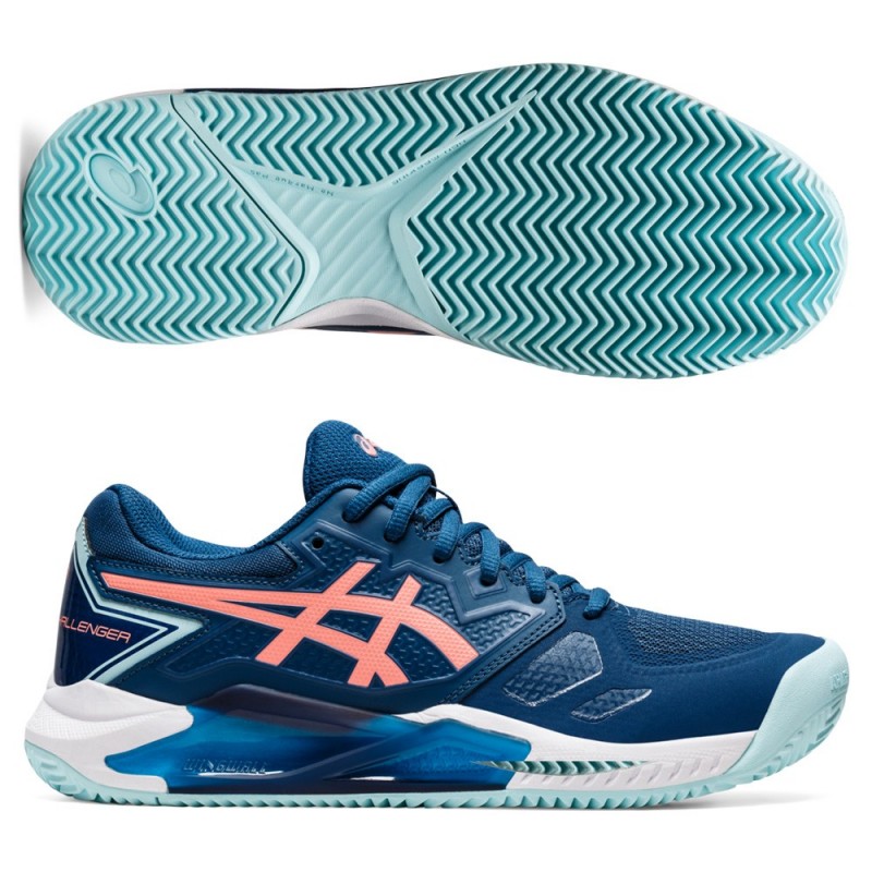 Asics Gel Challenger 13 Clay Light Indigo Guava Asics Gel Challenger 13 Clay Light Indigo Guava