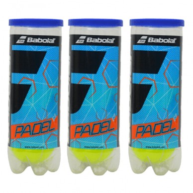 Pack 3 bottles Babolat Padel + Balls