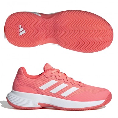 Padel shoes Adidas Game Court 2 W Acid Red White Turbo 2022
