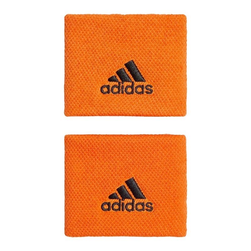 Adidas Tennis S Semi Impact Orange & Black Wristbands Adidas Tennis S Semi Impact Orange & Black Wristbands
