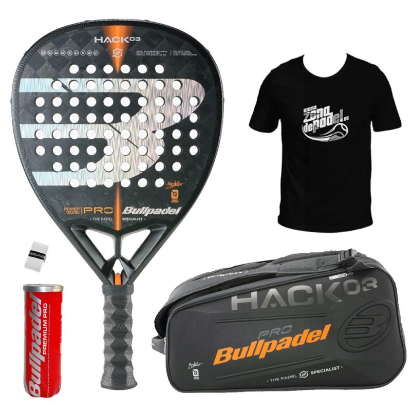 Pack Bullpadel Hack + bag 2020 Pack Bullpadel Hack + bag 2020