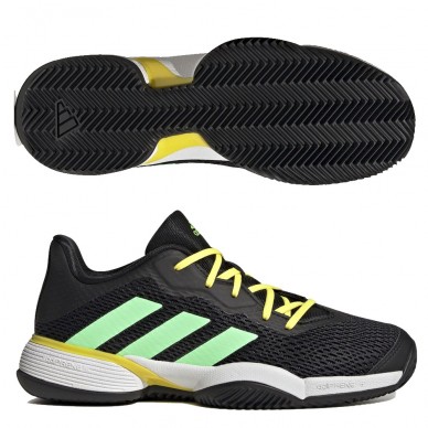 shoes Adidas Barricade JR Clay core black beam green