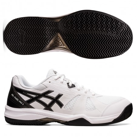 Asics Padel Pro 5 white black - Zona de Padel