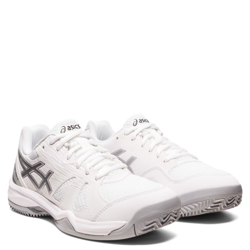 Asics Gel Padel Pro 5 white pure silver - Gel delantero - Zona de Padel Asics Gel Padel Pro 5 white pure silver - Gel delantero - Zona de Padel