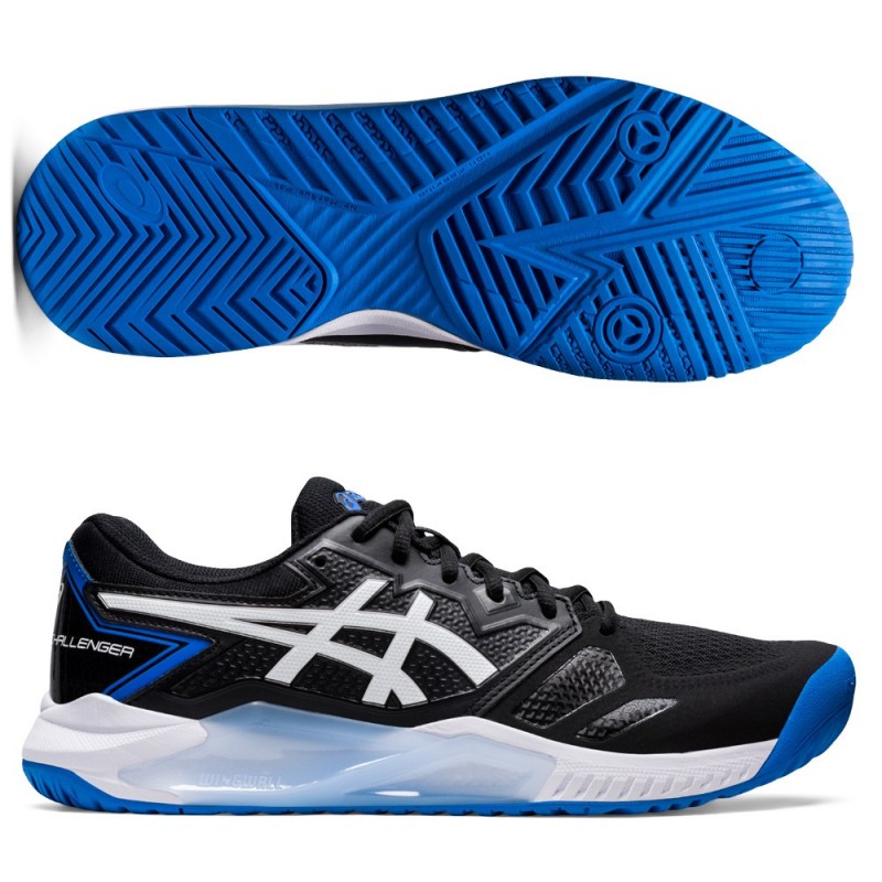 Asics Gel Challenger 13 Padel black electric blue Asics Gel Challenger 13 Padel black electric blue