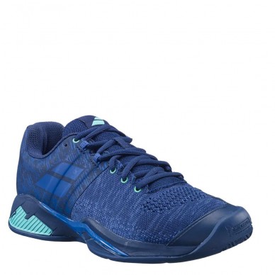 Padel shoes Babolat Propulse Blast Clay Men Dark Blue Viridian Green