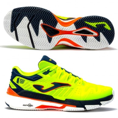 Joma T.SLAM MEN 2209 Yellow Fluor Navy Shoes