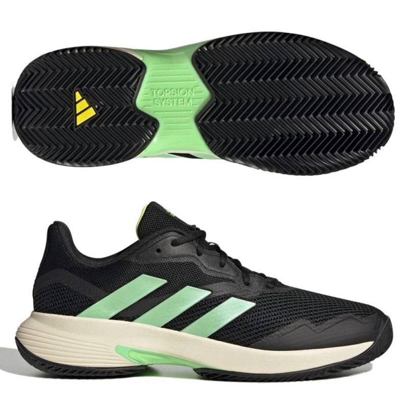 Adidas Courtjam Control M clay core black green - Suela - de Padel