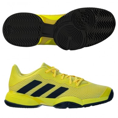 shoes Adidas Barricade JR impact yellow beam yellow 2022