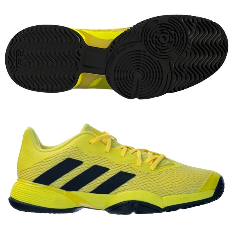 shoes Adidas Barricade JR impact yellow beam yellow 2022