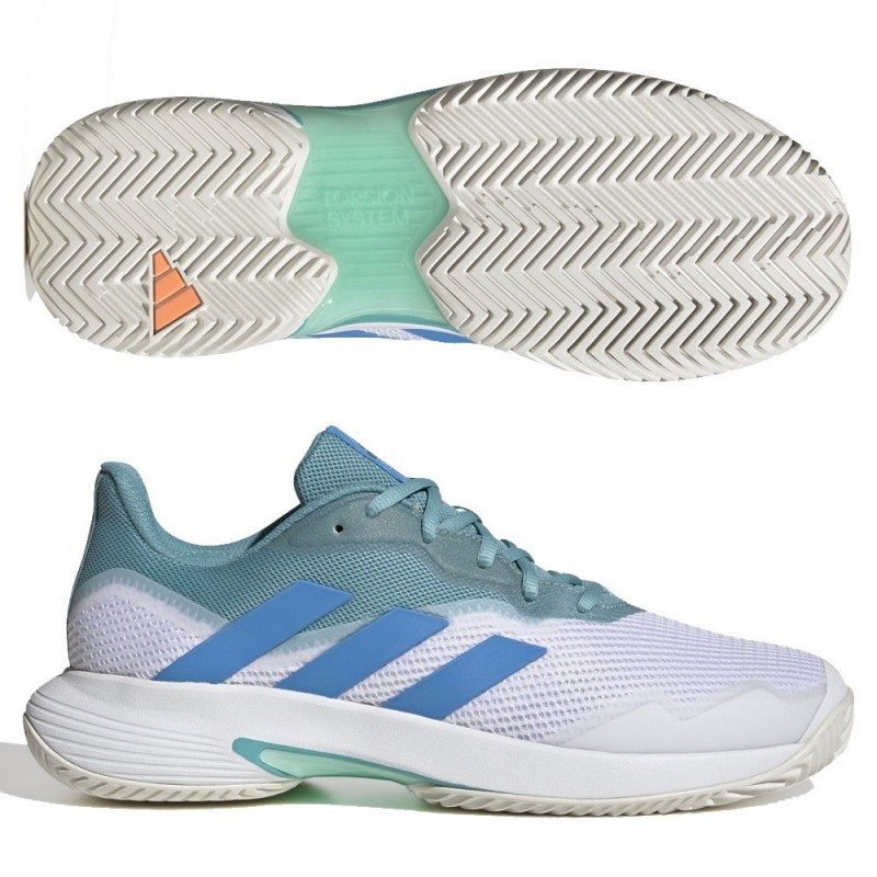 Adidas GameCourt 2M mint pulse blue - Suela clay Zona de Padel