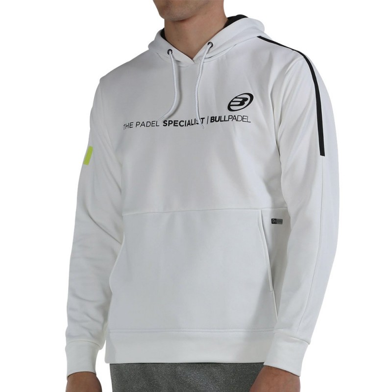 Bullpadel Lipis white Hoodie Bullpadel Lipis white Hoodie