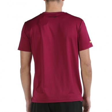 Bullpadel Litis burgundy wine t-shirt