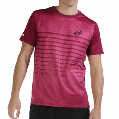 Bullpadel Litis burgundy wine t-shirt