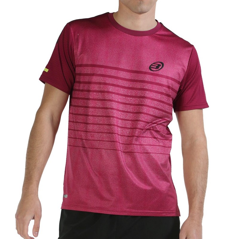Bullpadel Litis burgundy wine t-shirt Bullpadel Litis burgundy wine t-shirt