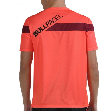 T-shirt Bullpadel Cojin coral fluor
