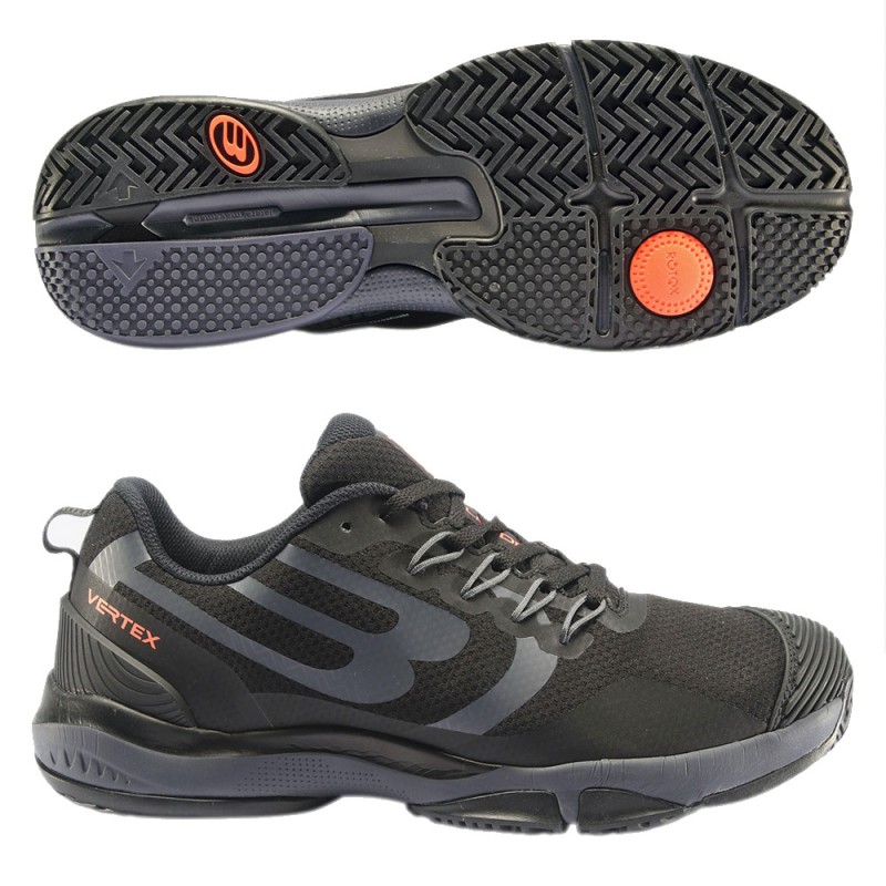 Bullpadel Vertex Hybrid Fly 22 black padel sneakers