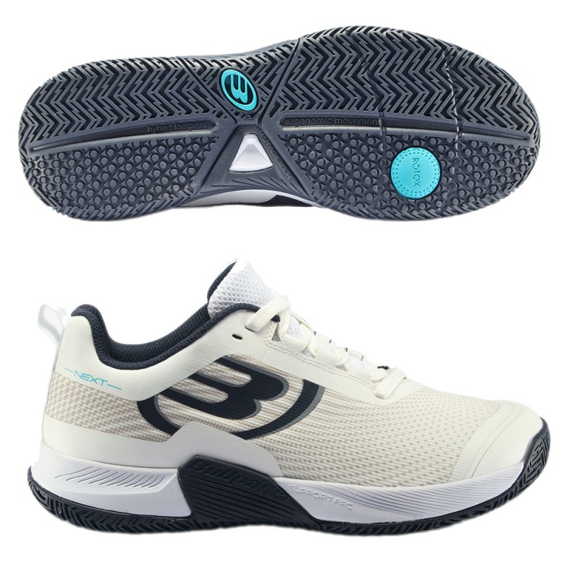 Bullpadel Next Hybrid Pro 22 white navy sneakers Bullpadel Next Hybrid Pro 22 white navy sneakers